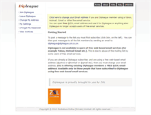 Tablet Screenshot of dipleague.zol.co.zw